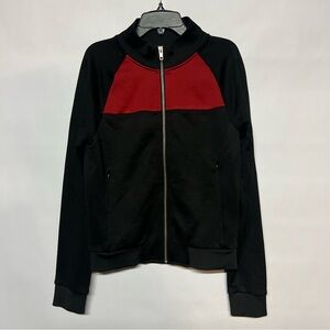 Sanctuary Black and Red Zip-Up Jacket